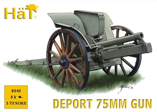 [HAET 8242  ] HAET 8242  1/72 Pièce d'artillerie italienne de 75 mm 