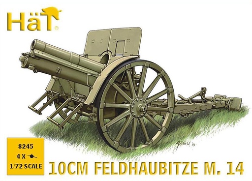 [HAET 8245  ] HAET 8245  1/72 obusier de campagne autrichien 10 cm M14 