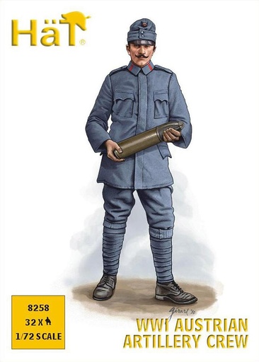 [HAET 8258  ] HAET 8258  1/72 WWI Équipe d'artillerie autrichienne 