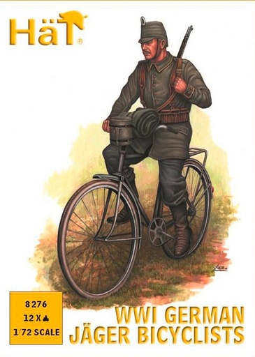 [HAET 8276  ] HAET 8276  1/72 WWI Garde-champêtre allemande à vélo 