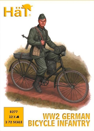 [HAET 8277  ] HAET 8277  1/72 WWII Infanterie allemande à vélo 
