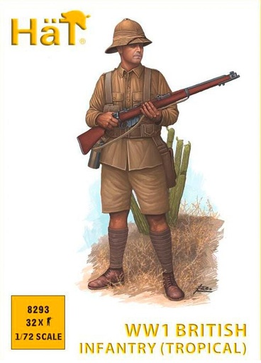 [HAET 8293  ] HAET 8293  1/72 WWI Infanterie britannique,Tropiques 