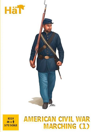 [HAET 8319  ] HAET 8319  1/72 Guerre civile américaine, en marche 