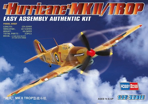 [HOBBY BOSS 80216  ] HOBBY BOSS 80216  1/72 Hurricane MK II TORP 