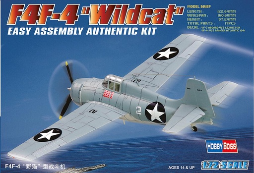 [HOBBY BOSS 80220  ] HOBBY BOSS 80220  1/72 F4F-4 Wildcat 