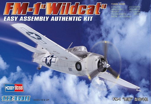[HOBBY BOSS 80221  ] HOBBY BOSS 80221  1/72 FM-1 Wildcat 