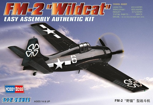 [HOBBY BOSS 80222  ] HOBBY BOSS 80222  1/72 FM-2 Wildcat 