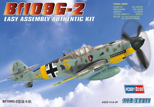 [HOBBY BOSS 80223  ] HOBBY BOSS 80223  1/72 Me Bf 109 G2 