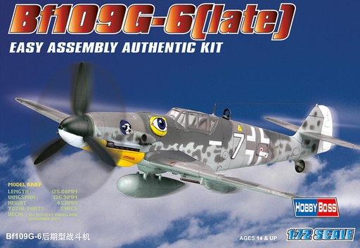 [HOBBY BOSS 80226  ] HOBBY BOSS 80226  1/72 Me Bf 109 G6, version tardive 
