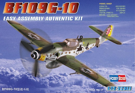 [HOBBY BOSS 80227  ] HOBBY BOSS 80227  1/72 Me Bf 109 G10 