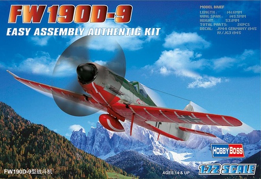 [HOBBY BOSS 80228  ] HOBBY BOSS 80228  1/72 Focke-Wulf FW 190 D9 
