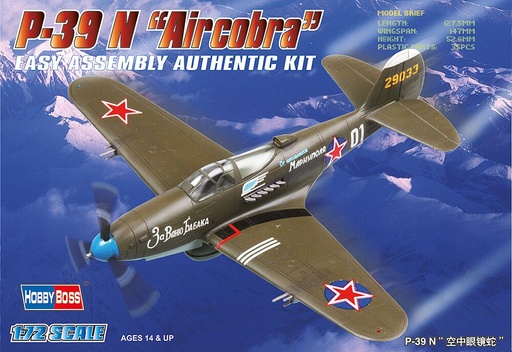 [HOBBY BOSS 80234  ] HOBBY BOSS 80234  1/72 P-39 N Aircacobra 