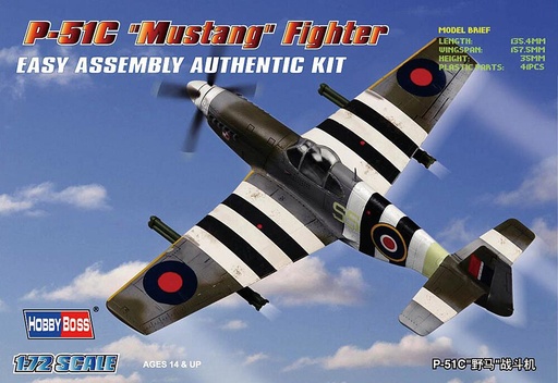[HOBBY BOSS 80243  ] HOBBY BOSS 80243  1/72 P-51C Mustang 
