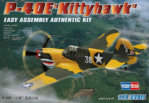 [HOBBY BOSS 80250  ] HOBBY BOSS 80250  1/72 P-40E Kittyhawk 