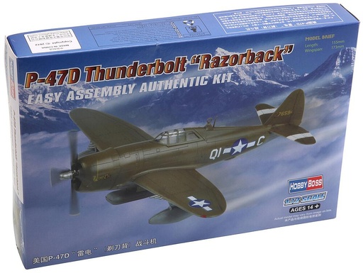 [HOBBY BOSS 80283  ] HOBBY BOSS 80283  1/72 P-47D Thunderbolt Razorback 