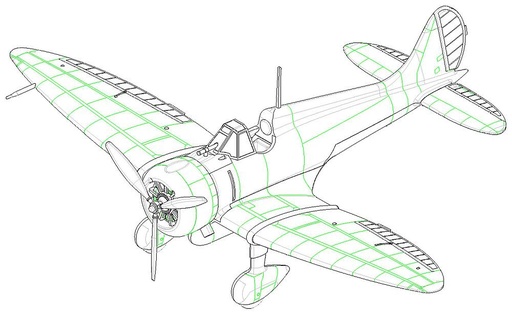 [HOBBY BOSS 80288  ] HOBBY BOSS 80288  1/72 Mitsubishi A5M2 