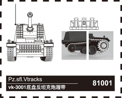 [HOBBY BOSS 81001  ] HOBBY BOSS 81001  1/35 Maillons de chaîne pour Pz.Sfl.IV Sturer Emil 