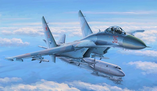 [HOBBY BOSS 81712  ] HOBBY BOSS 81712  1/48 SU 27 Flanker, Früh 