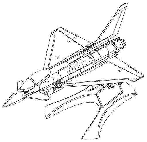 [HOBBY BOSS 81901  ] HOBBY BOSS 81901  200 mm EF-2000 Eurofighter Typhoon 
