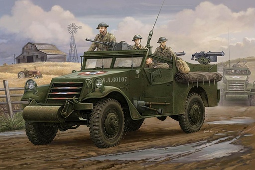 [HOBBY BOSS 82451  ] HOBBY BOSS 82451  1/35 M3A1 Scout Car White, première version 