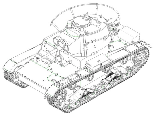 [HOBBY BOSS 82497  ] HOBBY BOSS 82497  1/35 T-26 modèle 1938 