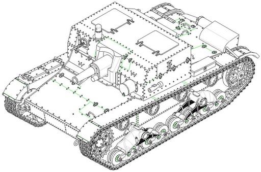 [HOBBY BOSS 82499  ] HOBBY BOSS 82499  1/35 AT-1 Affût automoteur 
