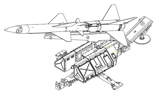 [HOBBY BOSS 82933  ] HOBBY BOSS 82933  1/72 SAM-2 avec rampe de lancement 