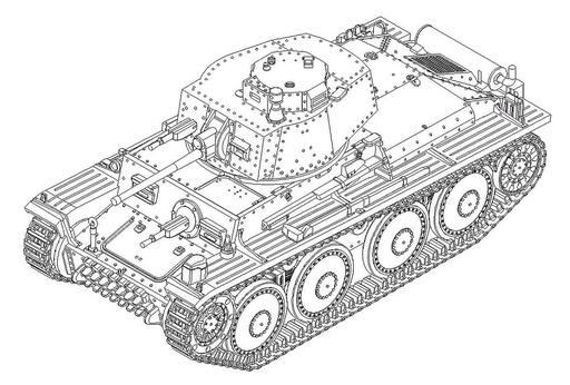 [HOBBY BOSS 82956  ] HOBBY BOSS 82956  1/72 PzKpfw. 38 (t) version E/F 