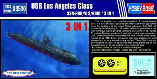 [HOBBY BOSS 83530  ] HOBBY BOSS 83530  1/350 USS Los Angeles Class SSN-688/VLS/688I *3 IN 1 