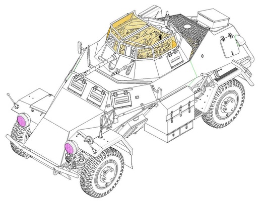 [HOBBY BOSS 83815  ] HOBBY BOSS 83815  1/35 Sd.Kfz. 222, véhicule léger de reconnaissance blindé 