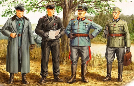 [HOBBY BOSS 84406  ] HOBBY BOSS 84406  1/35 Officiers allemands 