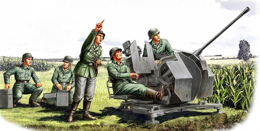 [HOBBY BOSS 84412  ] HOBBY BOSS 84412  1/35 Flak 38, équipage 