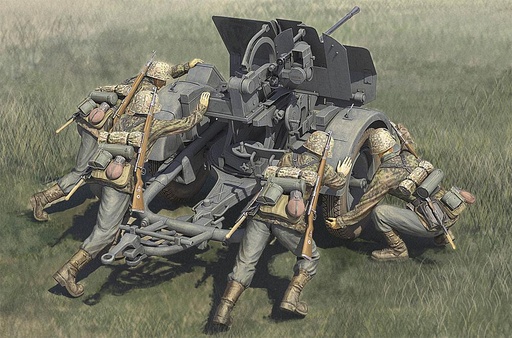 [HOBBY BOSS 84418  ] HOBBY BOSS 84418  1/35 Flak-Crew pour Flak 38, 20 mm 