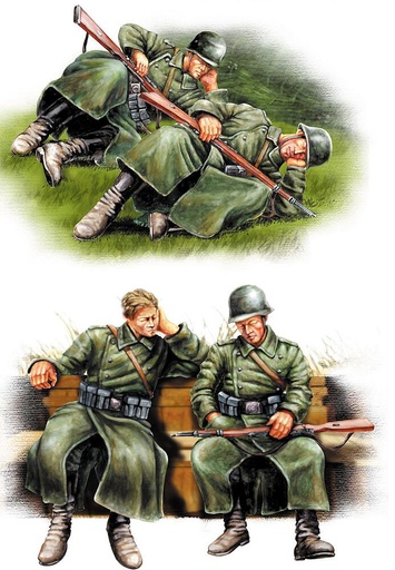 [HOBBY BOSS 84420  ] HOBBY BOSS 84420  1/35 Infanterie allemande, au repos 