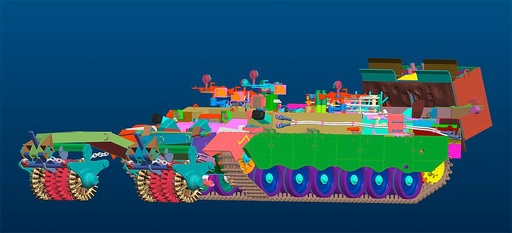 [HOBBY BOSS 84546  ] HOBBY BOSS 84546  1/35 IDF Puma CEV 