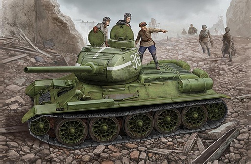 [HOBBY BOSS 84807  ] HOBBY BOSS 84807  1/48 T-34/85 modèle 1944, tourelle plate 