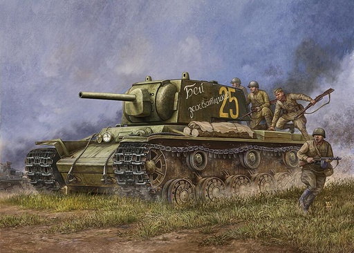 [HOBBY BOSS 84810  ] HOBBY BOSS 84810  1/48 KV-1 1941, tourelle étroite 