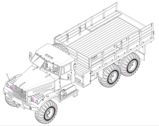 [HOBBY BOSS 85506  ] HOBBY BOSS 85506  1/35 KrAZ-255B 