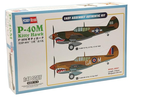 [HOBBY BOSS 85801  ] HOBBY BOSS 85801  1/48 P-40E Kitty Hawk 