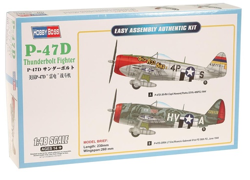 [HOBBY BOSS 85804  ] HOBBY BOSS 85804  1/48 P-47D Thunderbolt 