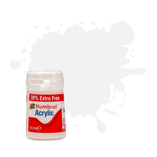 [HUMBROL AB0130EP  ] HUMBROL AB0130EP  130 Blanc, satiné, 18,2 ml 
