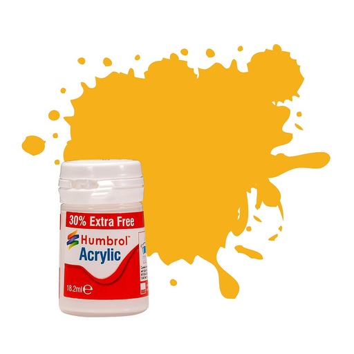 [HUMBROL AB0154EP  ] HUMBROL AB0154EP  154 Jaune insigne, mat, 18,2 ml 
