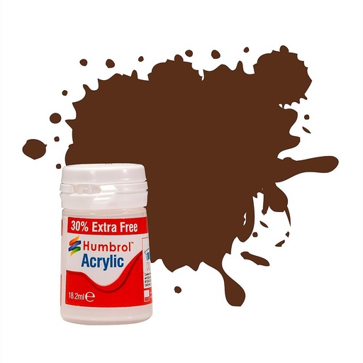 [HUMBROL AB0160  ] HUMBROL AB0160  160 Brun rouge camouflage allemand, mat, 14 ml 