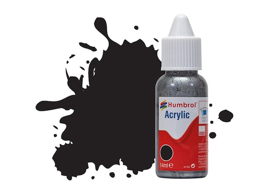 [HUMBROL DB0033  ] HUMBROL DB0033  33 Noir, mat, 14 ml 
