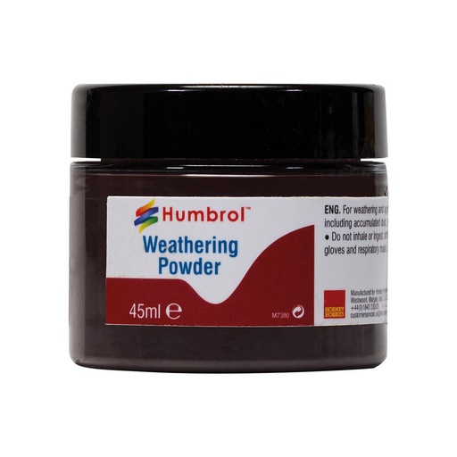 [HUMBROL AV0011  ] HUMBROL AV0011  Poudre Weathering, noir, 45 ml 