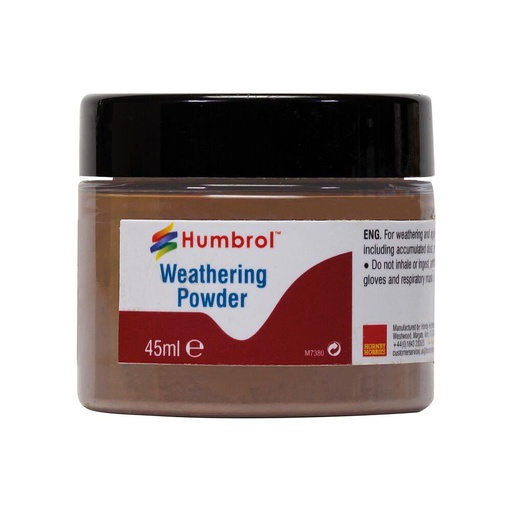 [HUMBROL AV0019  ] HUMBROL AV0019  Poudre Weathering, rouille, foncée, 45 ml 