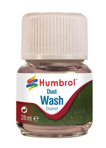 [HUMBROL AV0208  ] HUMBROL AV0208  Enamel-Wash, poussière, 28 ml 