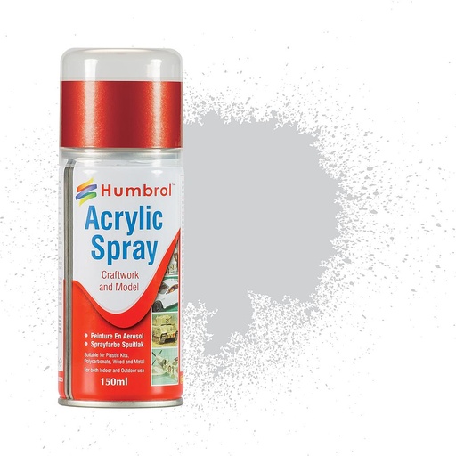 [HUMBROL AD6011  ] HUMBROL AD6011  Nr. 11 argent, bombe aérosol 150 ml 