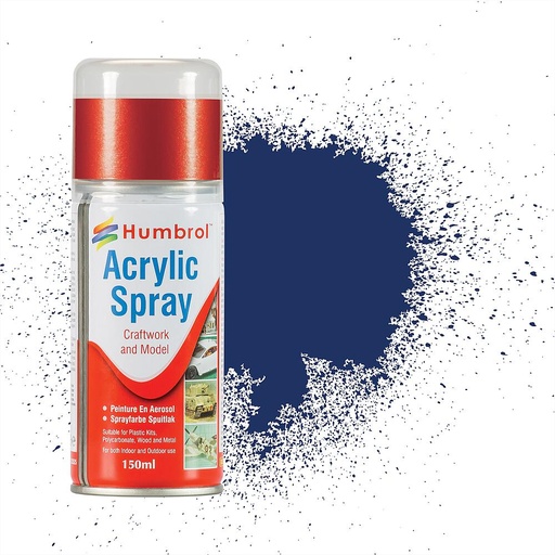 [HUMBROL AD6015  ] HUMBROL AD6015  No 15 Bleu minuit, bombe aérosol, 150 ml 