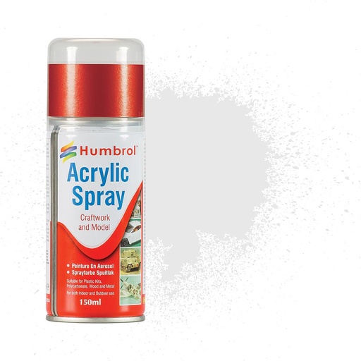 [HUMBROL AD6034  ] HUMBROL AD6034  No 34 Blanc, mat, bombe aérosol, 150 ml 